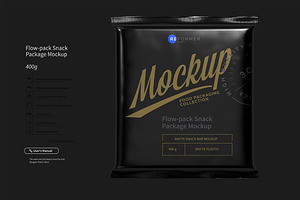 Download Free Flow Pack Snack Bar Mockup Psd PSD Mockup Template