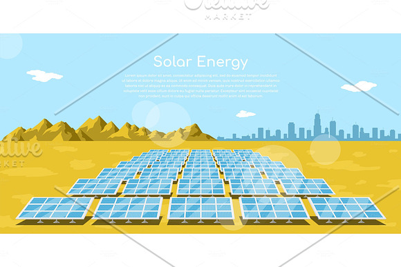 Solar Energy Concept Banner