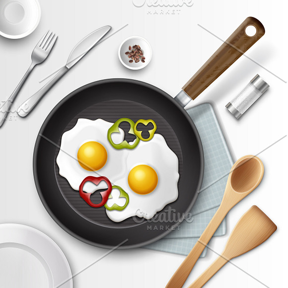 Fried Eggs For Breakfast