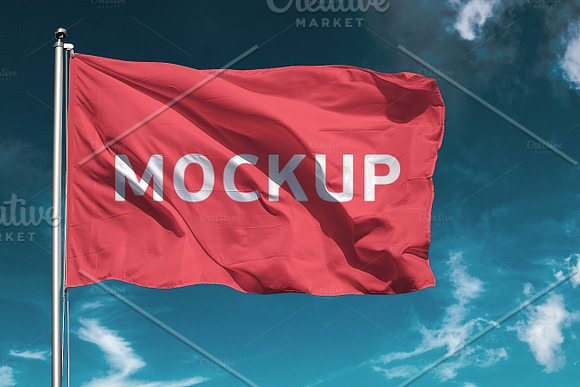 Download Free Download Flag Mockup PSD Mockups.