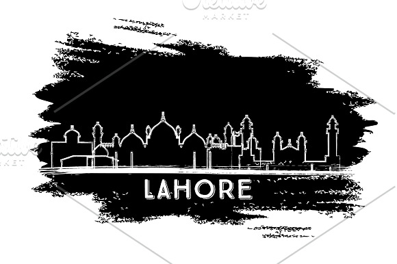 Lahore Pakistan City Skyline