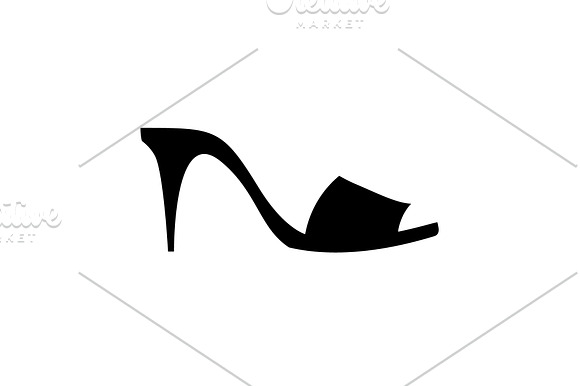 Women's Sandals With Heels Black