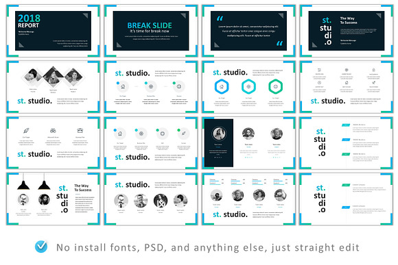 Discount, Clean Modern Powerpoint in Presentation Templates - product preview 5