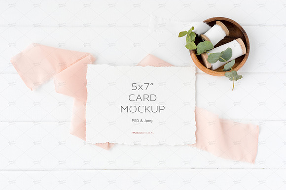 Wedding Invitation Card Mockup Product Mockups Creative Market