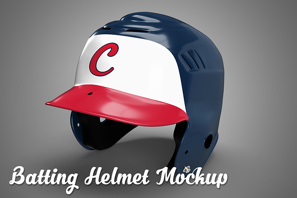 Batting Helmet Mockup