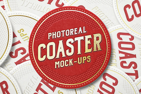 Download Photoreal Coaster Mock-ups