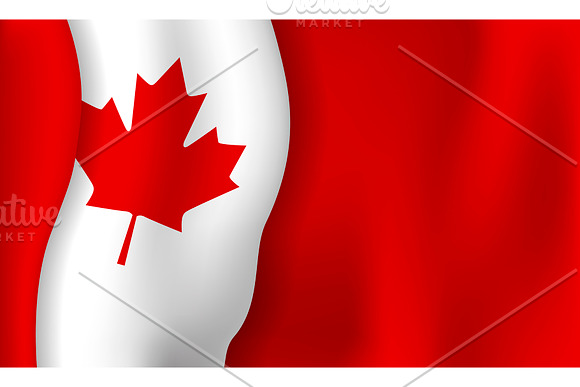 Canada Day Banner Background Design