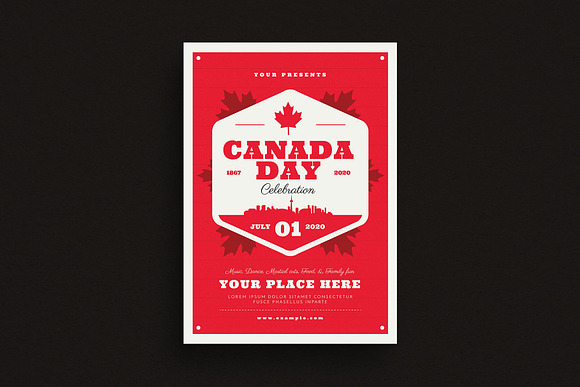Canada Day Event Flyer