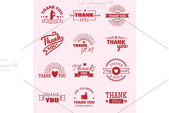 Thank You Quote Slogan Citate Vector Text Message Feeling Emotions Lettering Vector Badge Thanksfull Quote Phrases Message Flayer Brochure Layout Card Design