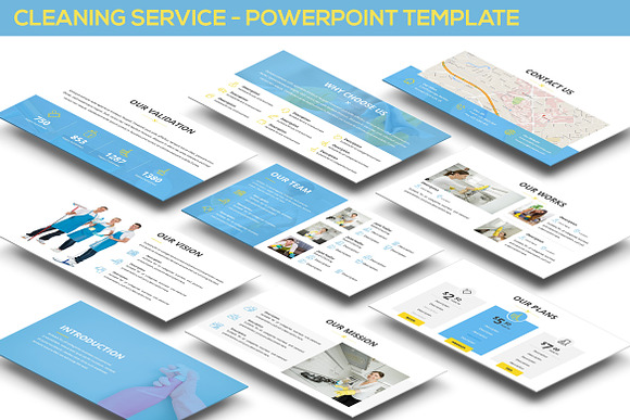 Cleaning Service Powerpoint Template