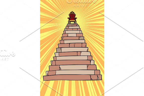 Throne On Top Of The Pyramid