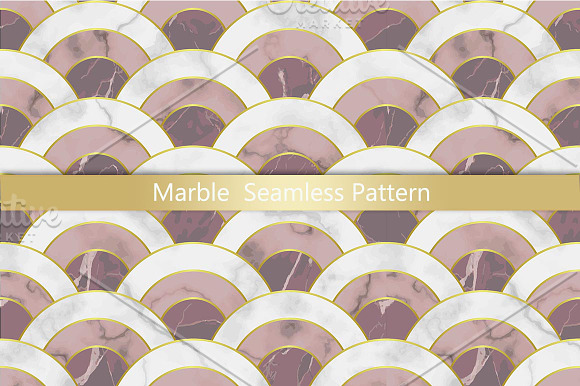 Pink Marble Seamless Pattern