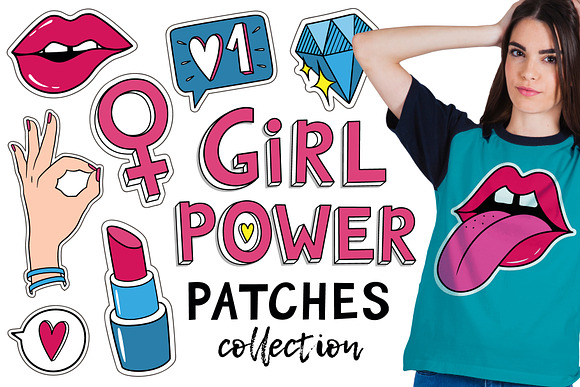 Girls Patches And Pins