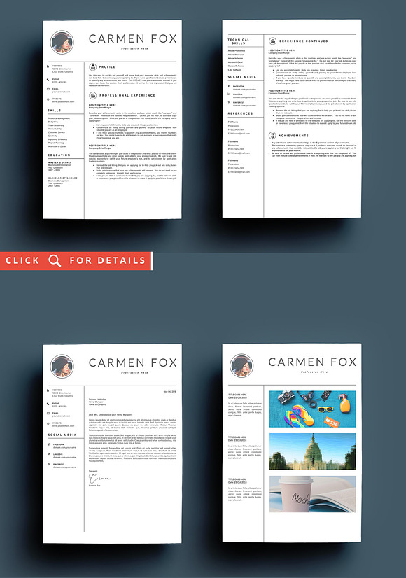 Super Bundle 10 Resume Templates in Resume Templates - product preview 2