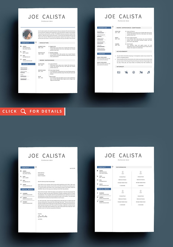 Super Bundle 10 Resume Templates in Resume Templates - product preview 7