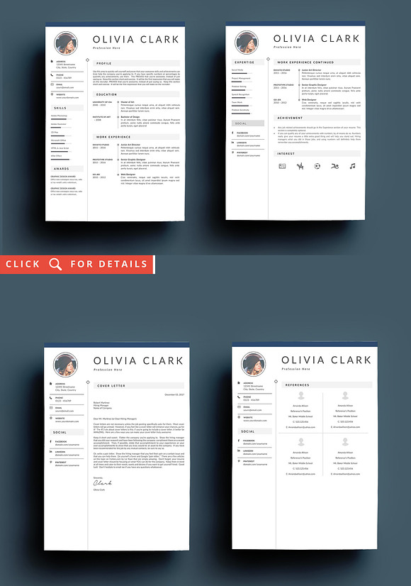 Super Bundle 10 Resume Templates in Resume Templates - product preview 9