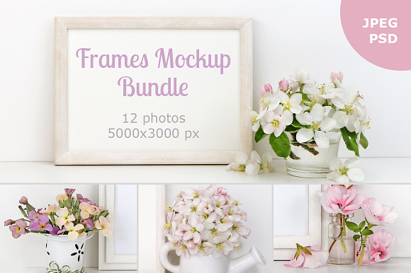 Download Picture Frames Mockup Bundle