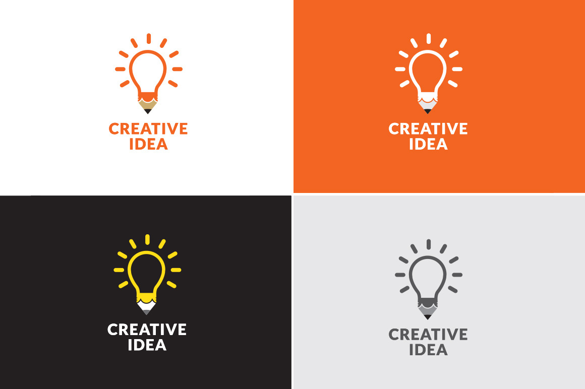 Creative idea logo ~ Logo Templates ~ Creative Market