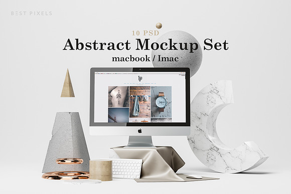 Free Abstract Mockup Set