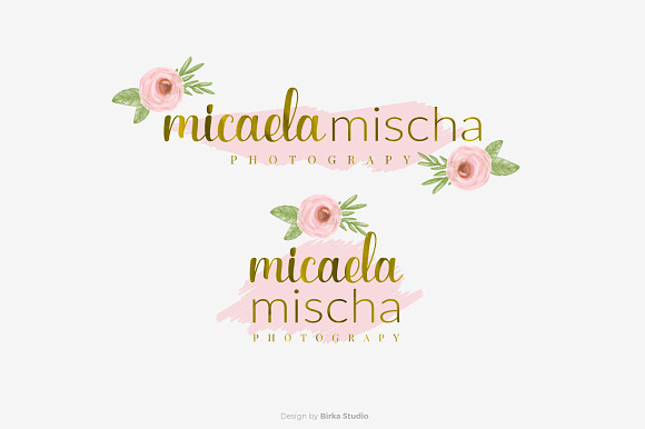 Micaela Mischa Premade Logo in Logo Templates