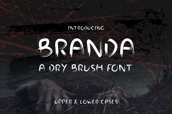 Branda - Dry Brush Web Font in Script Fonts