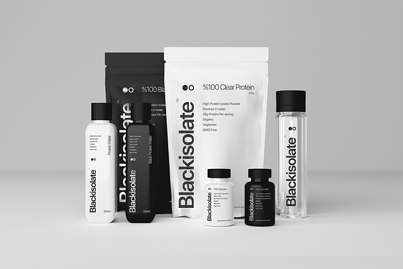 Free Sports Supplement Brand Mockup Pack