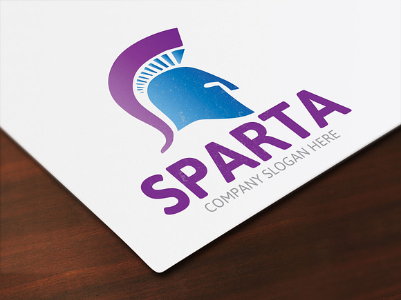 Spartan Helmet Logo in Logo Templates - product preview 1