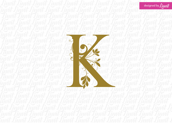 K Wedding Logo K Initial K Letter Logo Templates Creative Market