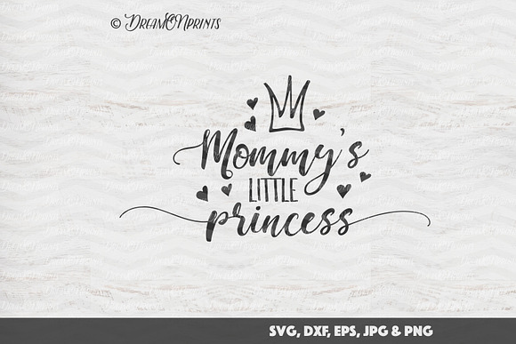 Download Mommy's Little Princess SVG Vector | Creative Daddy