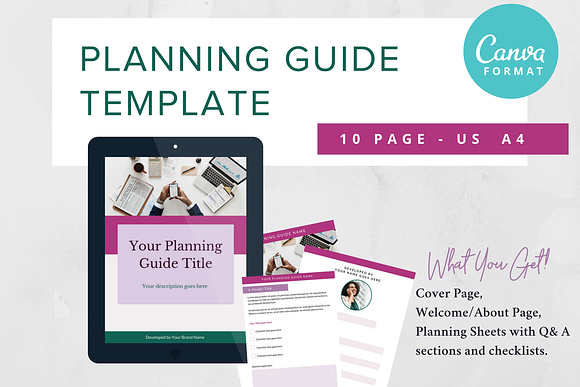 Planning Guide Lead Magnet for CANVA in Email Templates
