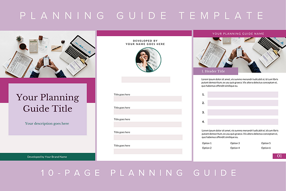 Planning Guide Lead Magnet for CANVA in Email Templates - product preview 1