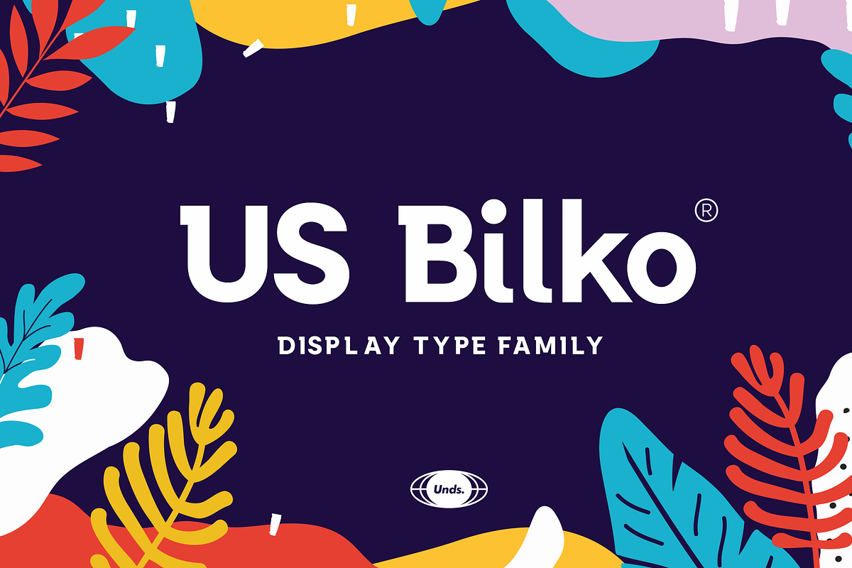 US Bilko - Semi-Slab Display Font  in Slab Serif Fonts