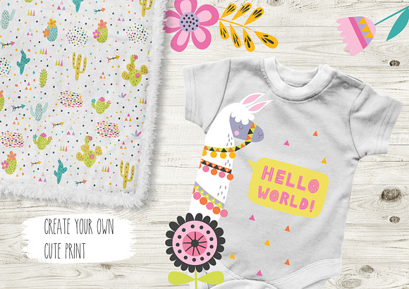Lovely Llamas in Illustrations - product preview 8