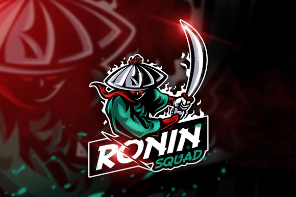 Ronin Squad - Mascot & Esport logo in Logo Templates