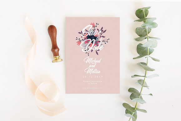 Lovely - Wedding Invitation Ac.59 in Invitation Templates - product preview 6