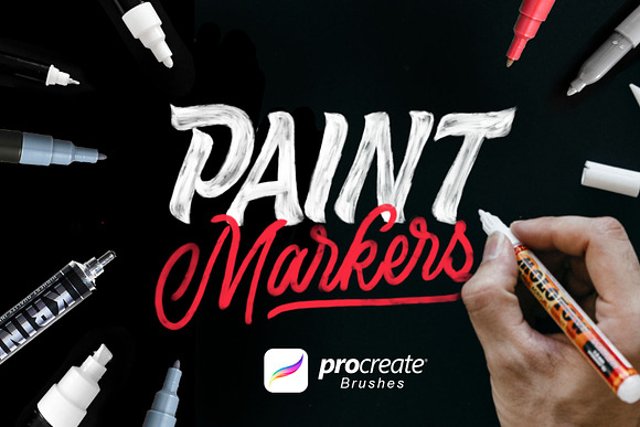 Procreate Paint Markers Brushes in Photoshop Brushes