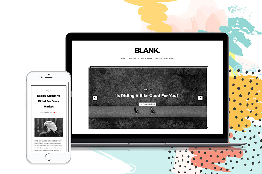 Blank Tumblr Theme in Tumblr Themes - product preview 2