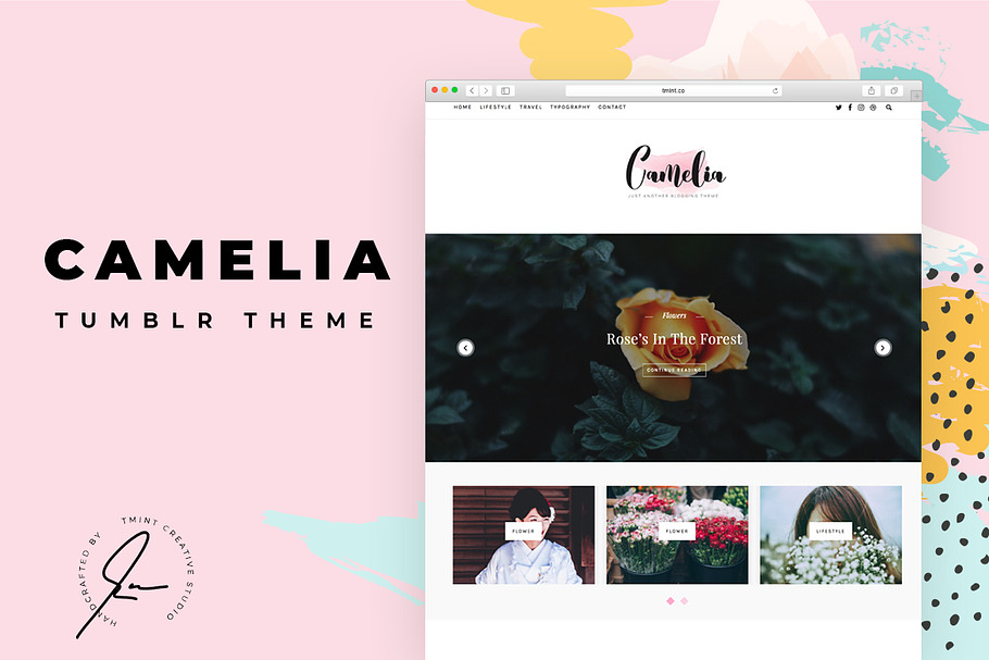 Camelia Tumblr Themes in Tumblr Themes
