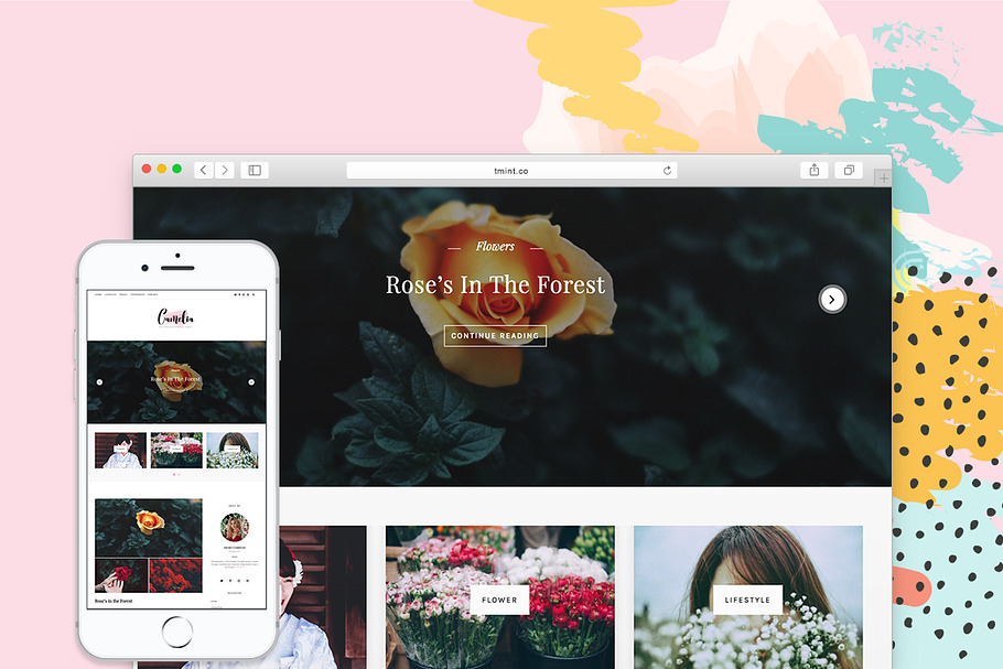 Camelia Tumblr Themes in Tumblr Themes - product preview 1
