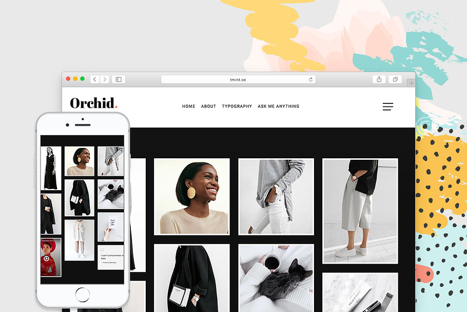Orchid Tumblr Theme in Tumblr Themes - product preview 1