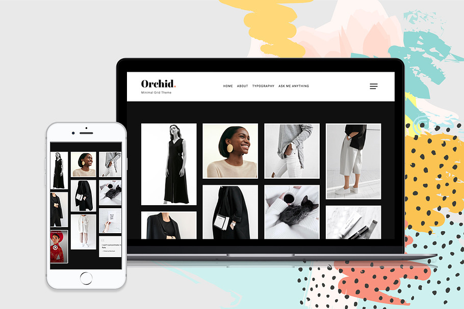 Orchid Tumblr Theme in Tumblr Themes - product preview 2