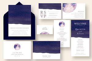 Dreamy Moon and Star Wedding Suite