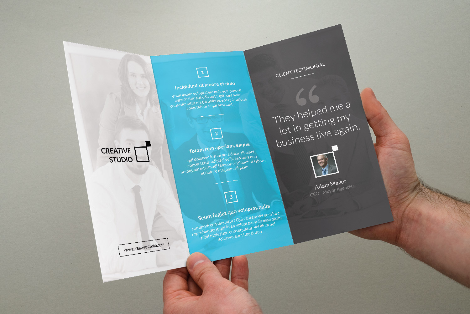 Corporate Trifold Business Brochure ~ Brochure Templates 