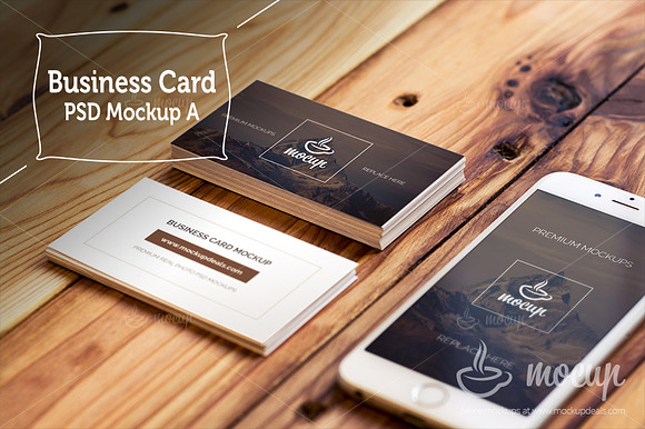 Download Business Card Mockups “A”