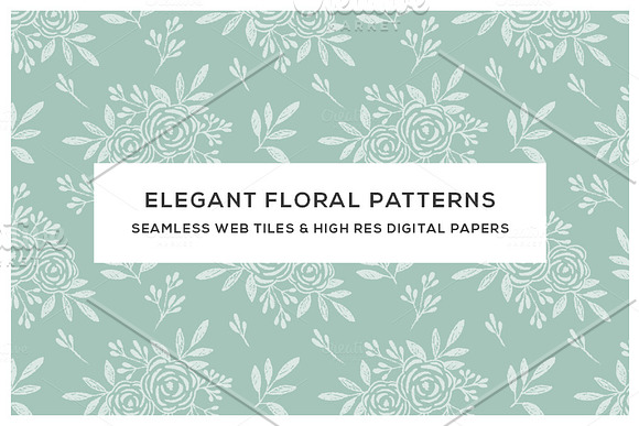 Floral Seamless Web Titles & Papers in Patterns - product preview 1