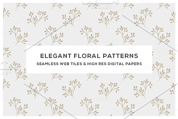 Floral Seamless Web Titles & Papers in Patterns - product preview 2