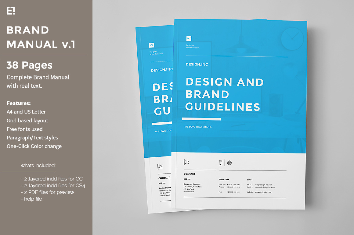 Brand Manual ~ Brochure Templates ~ Creative Market