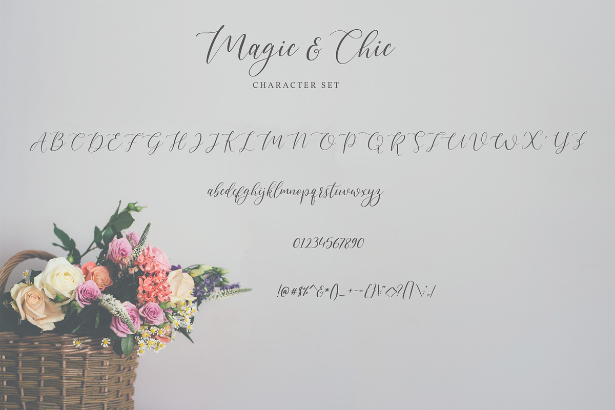 Magic & Chic Calligraphy Font in Calligraphy Fonts - product preview 5