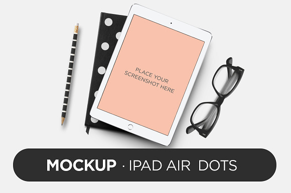 Download Mockup - iPad Air Dots