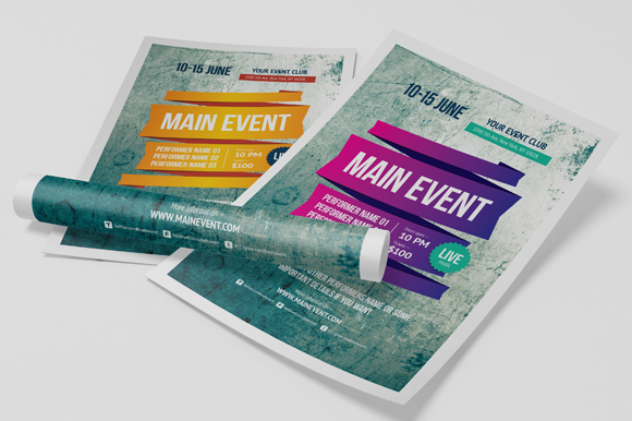 Multipurpose poster template, vol 3 in Flyer Templates - product preview 1